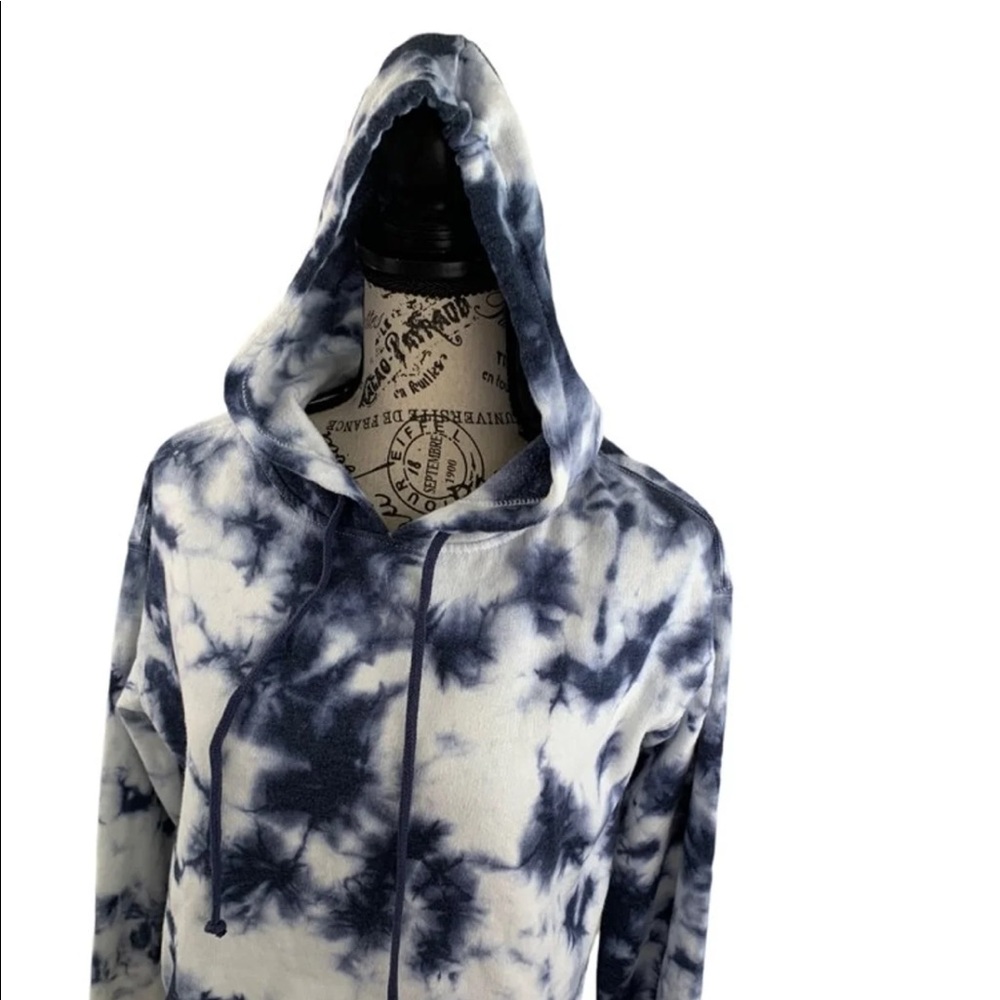 Lounge life crop hoodie women's XS tie-dye